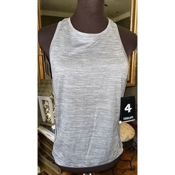 FourLaps NWT size XL Purpose Seamless Tank- Heather Grey - Picture 3 of 7